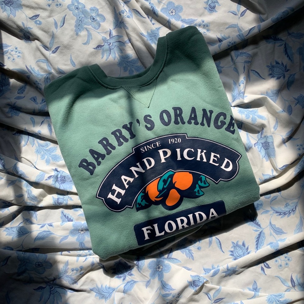 Green Graphic Sweatshirt
